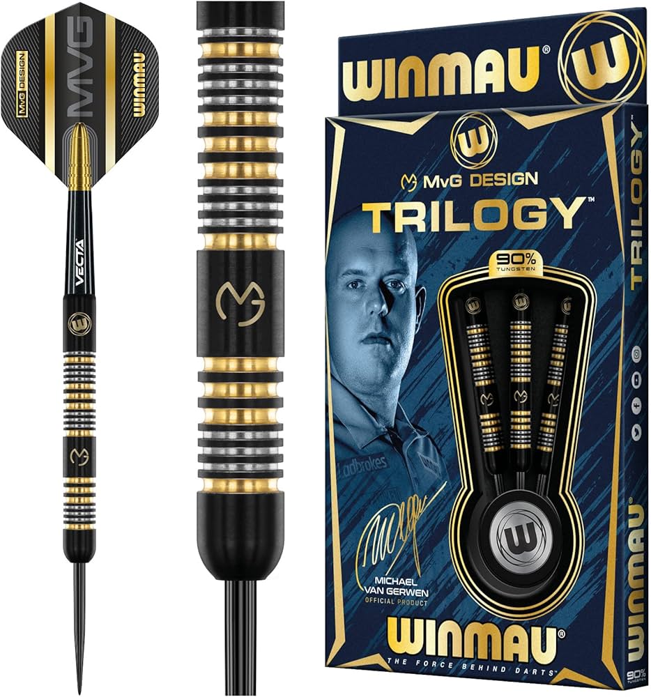 Amazon.co.jp: Winmau Michael Van Gerwyn MvG トリロジー 23g