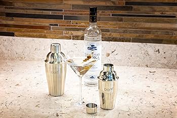Amazon.com: barY3 12oz Stainless Steel Cocktail Shaker Set