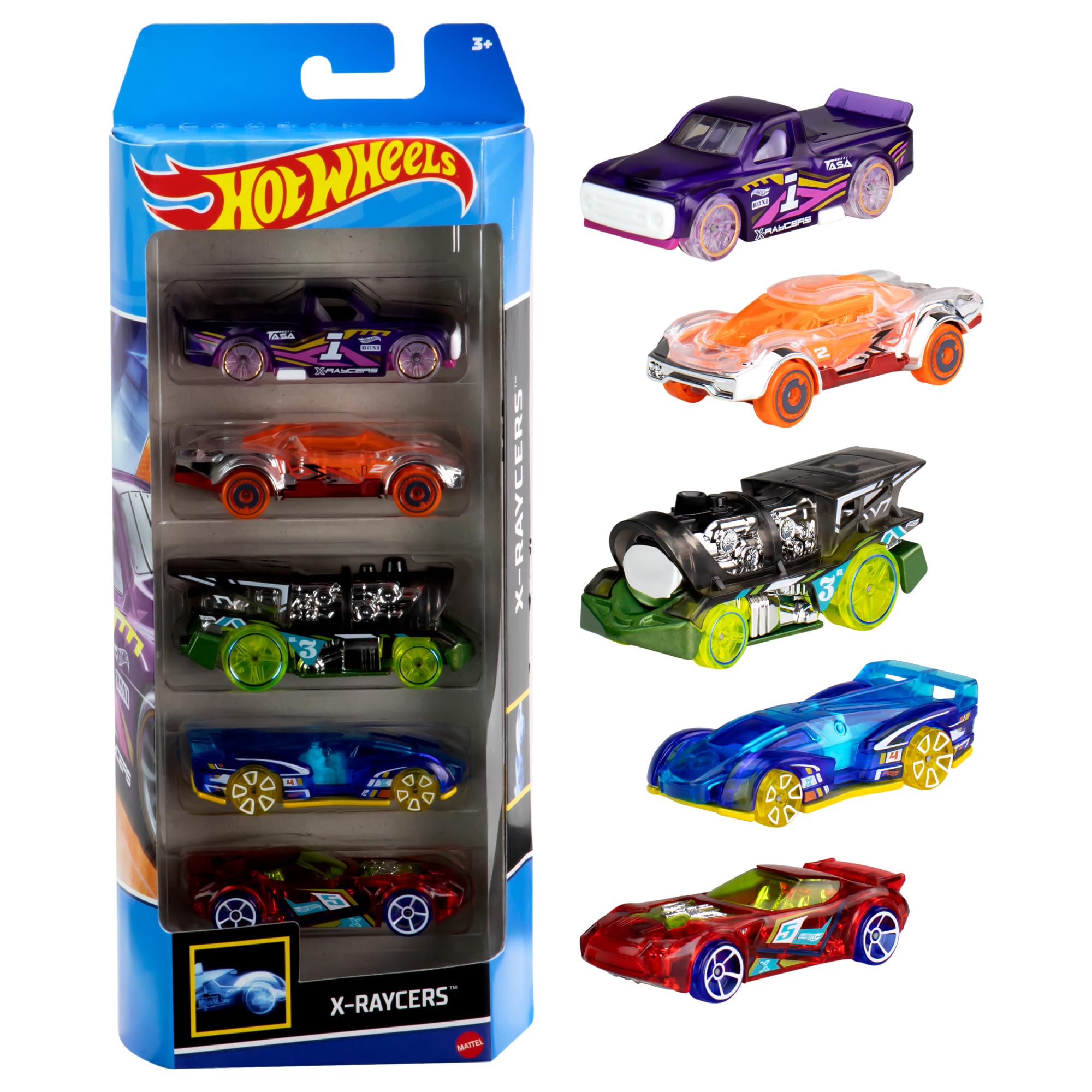 Amazon.co.jp: Hot Wheels 5-Car Pack 1806 Ride-On Toy Mini Car Set