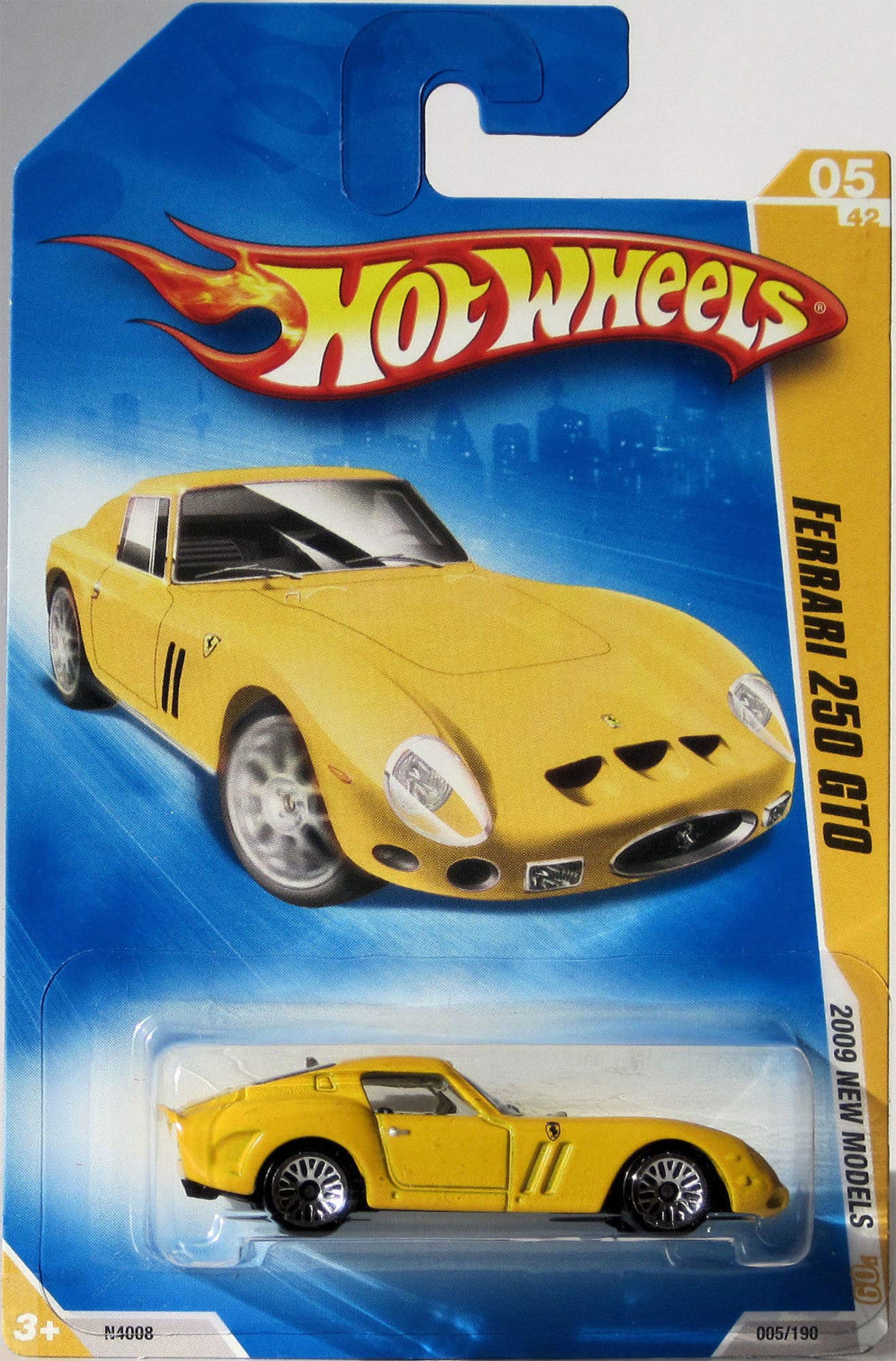 Amazon.com: Hot Wheels 2009 New Models YELLOW Ferrari 250 GTO 1:64