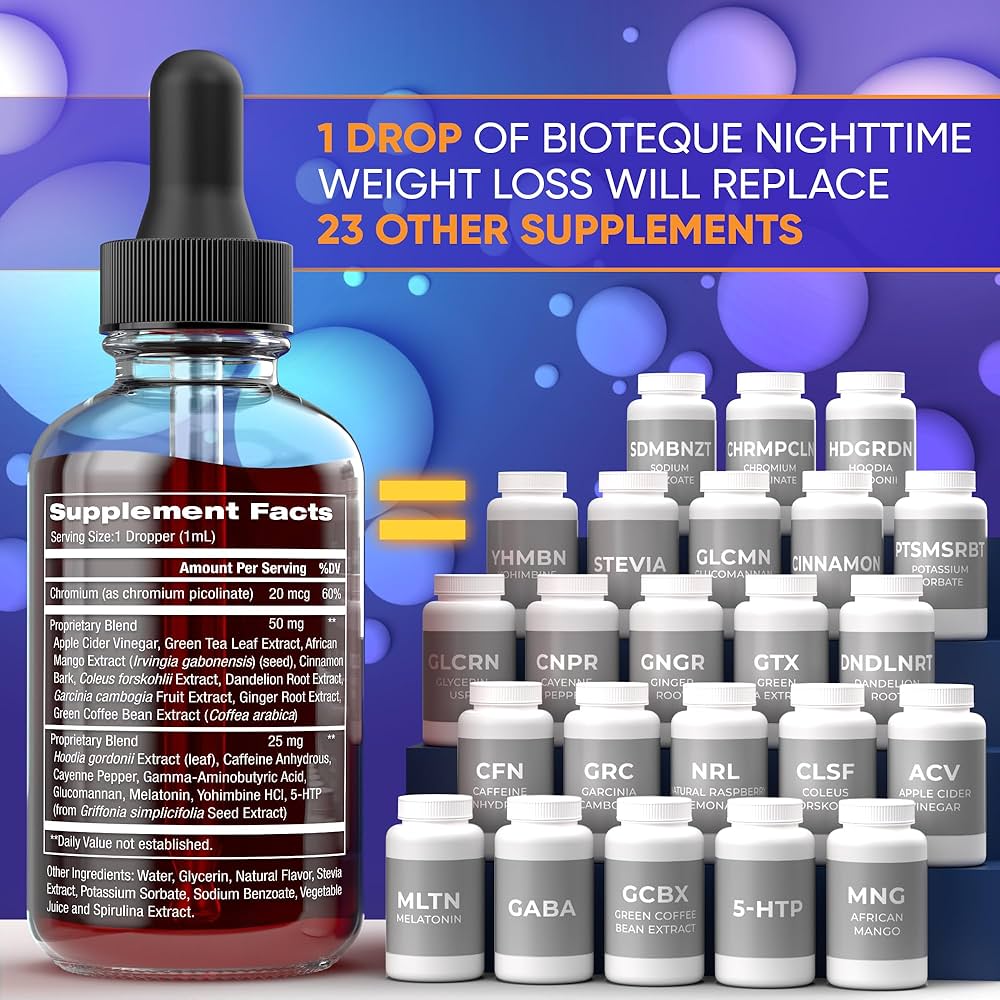 Amazon.com: Night Time Weight Loss Diet Drops - Appetite Control