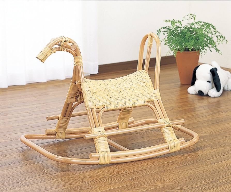 Amazon.co.jp: 籐家具(ラタン) 籐ロッキング子供馬 SH33 S564 : ホーム