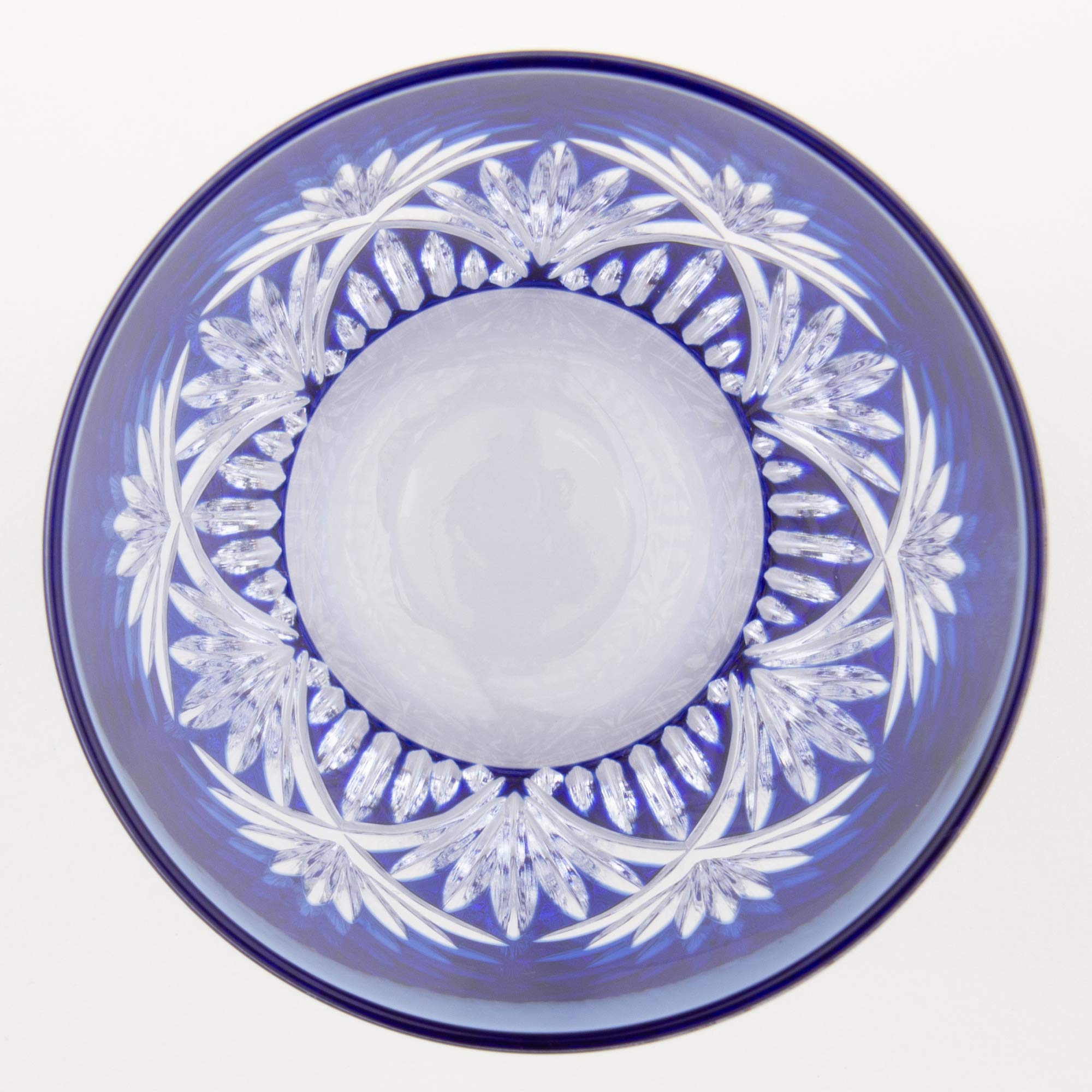 Amazon.co.jp: カガミクリスタル(Kagami) ペア冷酒杯 赤青 120㏄ 江戸