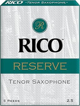 Amazon.com: Rico Reserve Tenor Sax Reeds, Strength 2.5, 5-pack