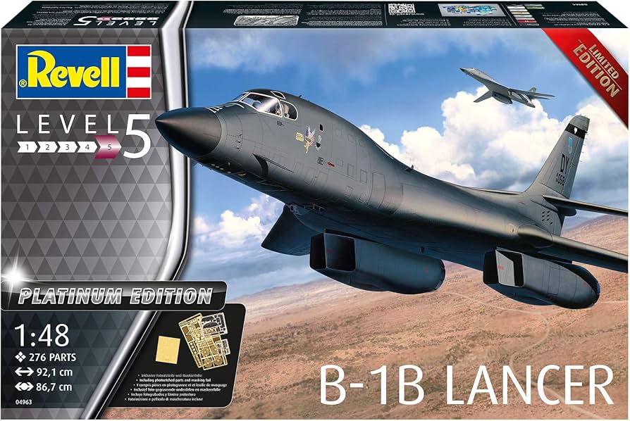 Amazon | ドイツレベル 1/48 アメリカ空軍 B-1Bランサー プレミアム