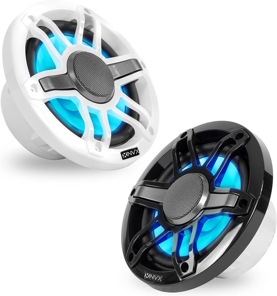 Amazon.com: NVX® MVSP65 Premium 6.5” 2-Way Marine Coaxial Speakers