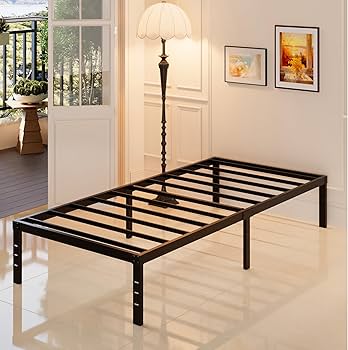 Maenizi Twin XL Bed Frames No Box Spring Needed, 14 Inch Heavy