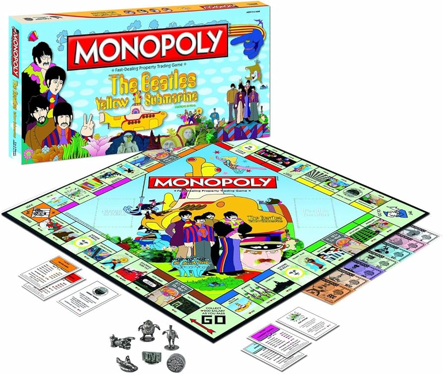 Monopoly: The Beatles Yellow Submarine : Amazon.co.uk: Toys & Games