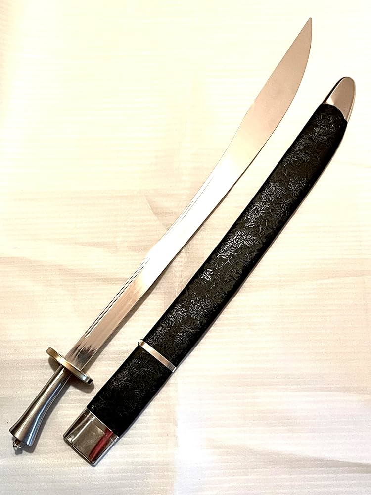 Amazon.co.jp: 中国武術 伝統拳 太極拳用 刀身厚型刀 カンフー 武具