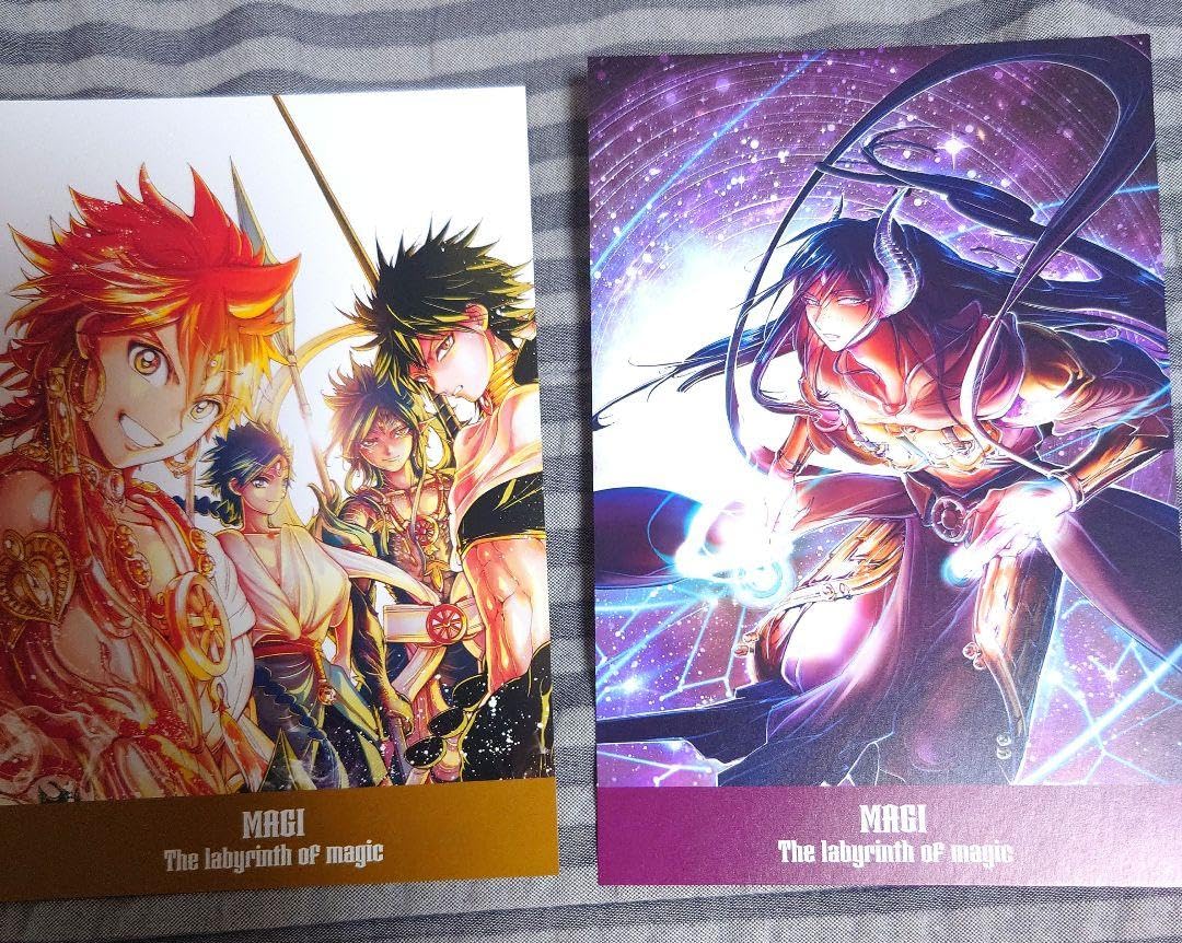 Amazon.co.jp: マギ ポストカード 紅明 アリババ ジュダル アラジン 白