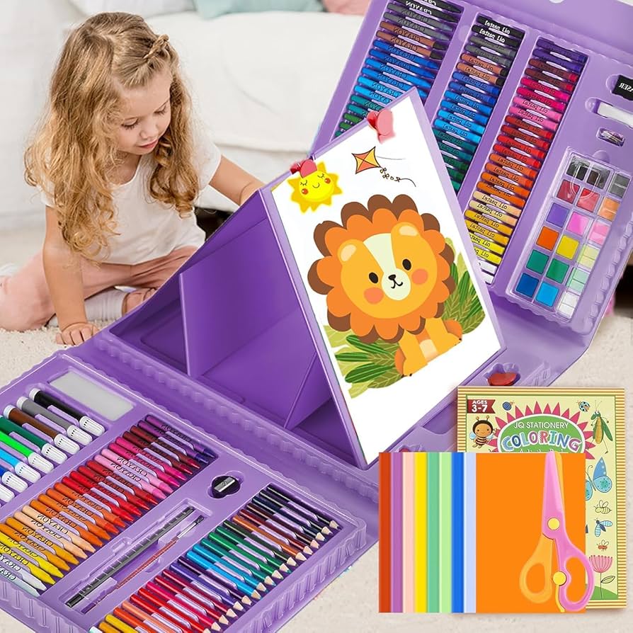 Amazon.co.jp: Okiki お絵かきセット【新色登場】208ピース お絵描き