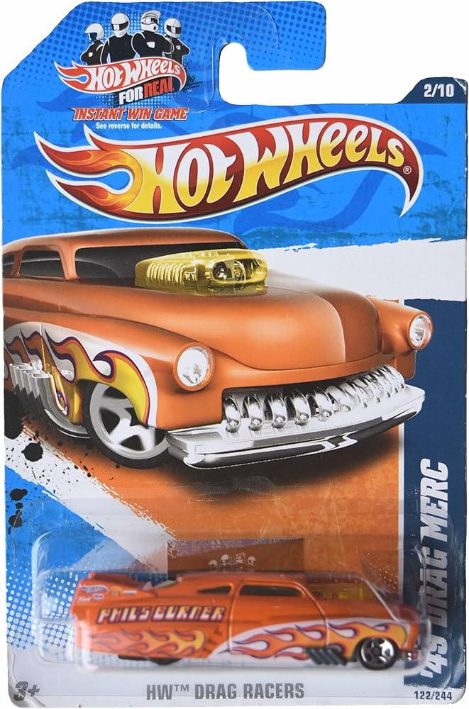 Amazon.com: Hot Wheels '49 Drag MERC, HW Drag Racers 2/10 [Orange