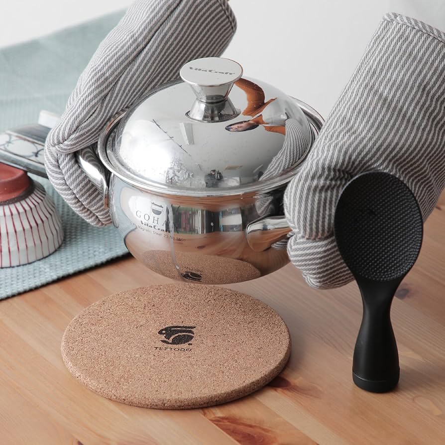 Amazon | ビタクラフト ごはん鍋 GOHAN しゃもじ 鍋敷き 3点セット 3合