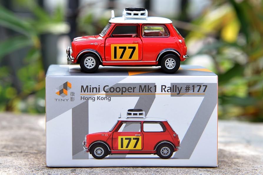 Amazon | Tiny City ミニクーパー Mk1 ラリー ＃177 ダイキャスト
