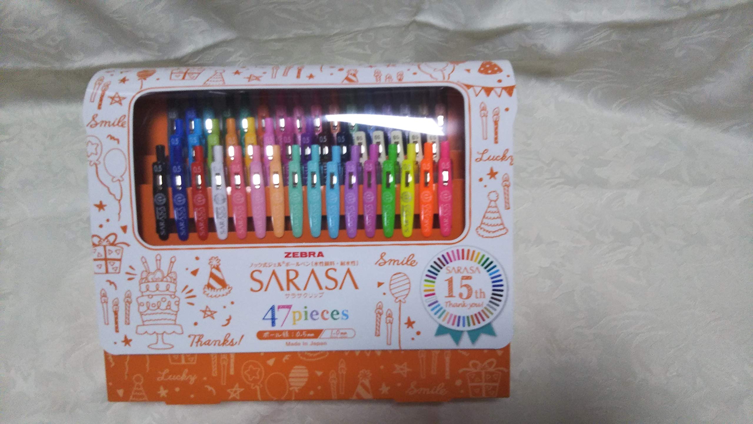 Amazon | ゼブラ ジェルボールペン サラサクリップ 47色 15周年限定