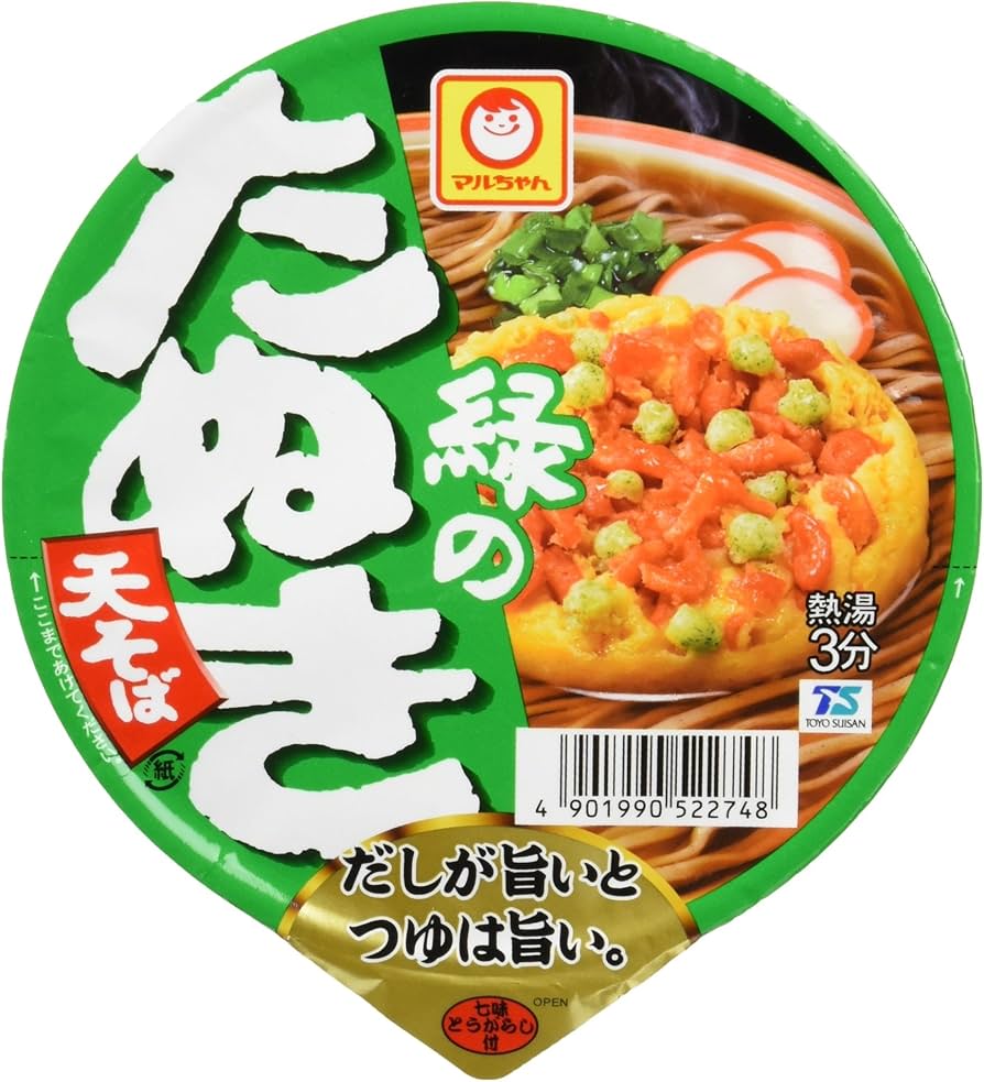 Amazon.co.jp: マルちゃん 緑のたぬき天そば (東) 101g : 食品・飲料・お酒