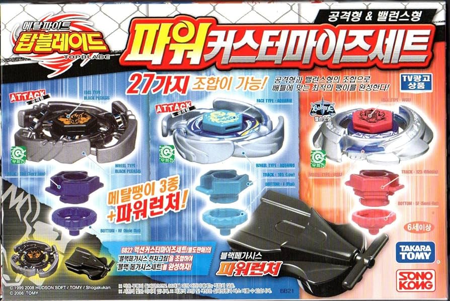 Amazon.co.jp: 【韓国版】ベイブレード改造セット（アタック＆バランス