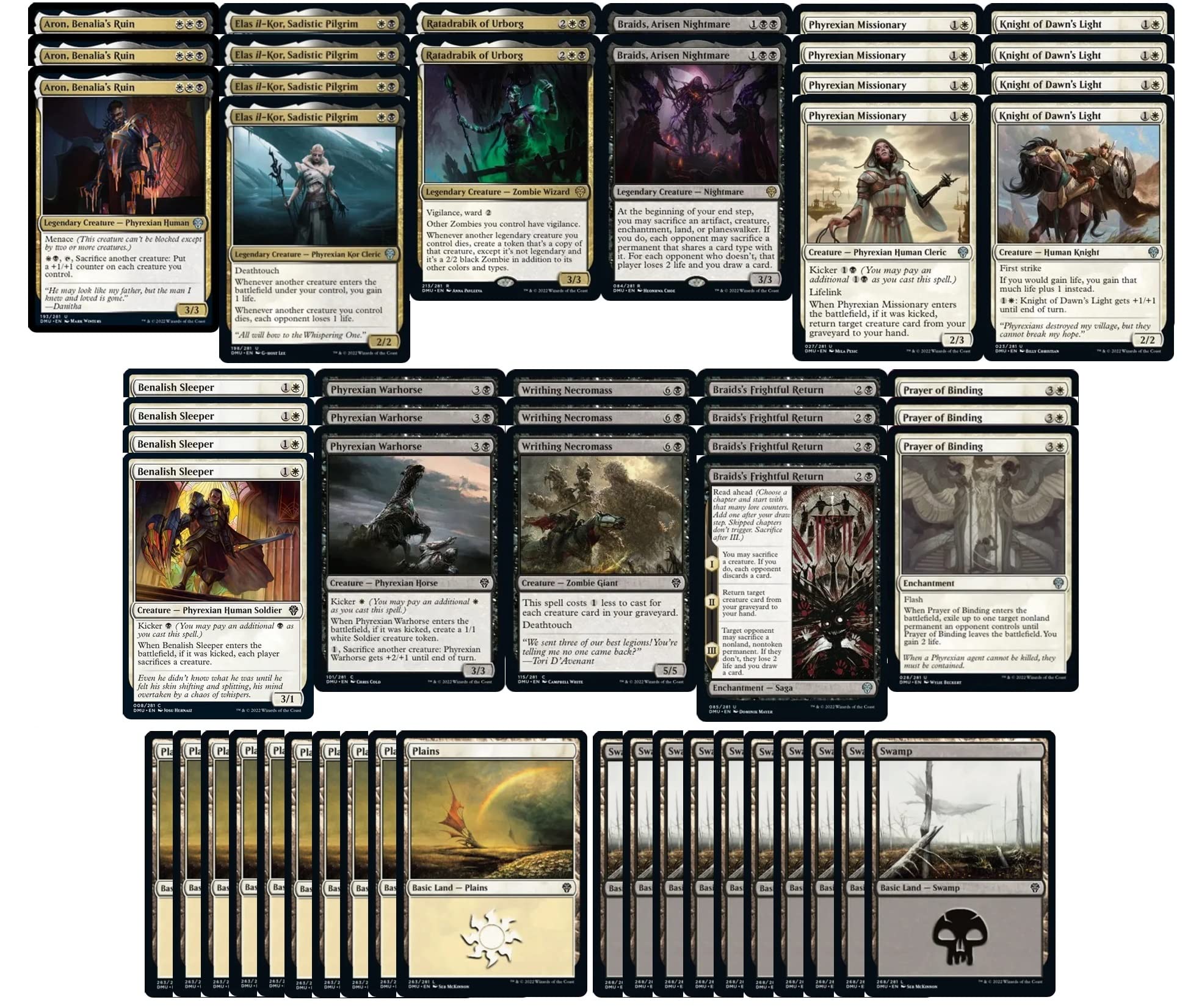 Amazon.com: Elite Black White Creature Deck - Orzhov Drain