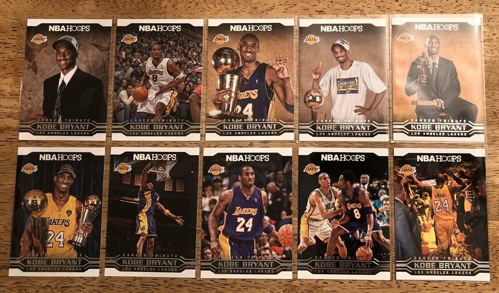 Amazon.com: Kobe Bryant 2017/18 NBA Hoops Career Tribute 10 Card