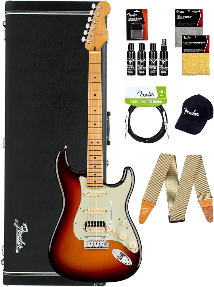 Amazon.com: Fender American Ultra Stratocaster HSS, Maple