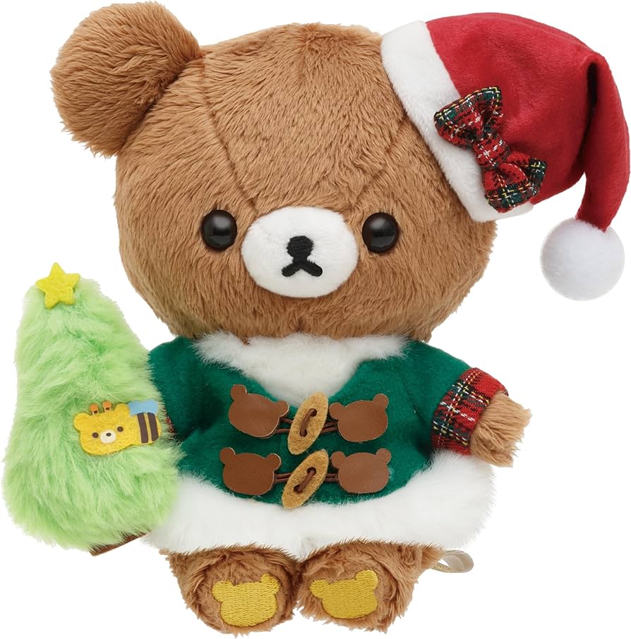 Amazon.co.jp: サンエックス リラックマ クリスマスぬいぐるみ チャイ