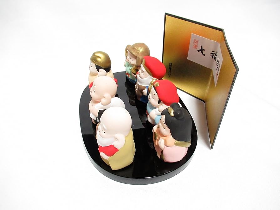Amazon.co.jp: 瀬戸陶芸社 ミニ七福神(大) S12-274 : ホーム＆キッチン