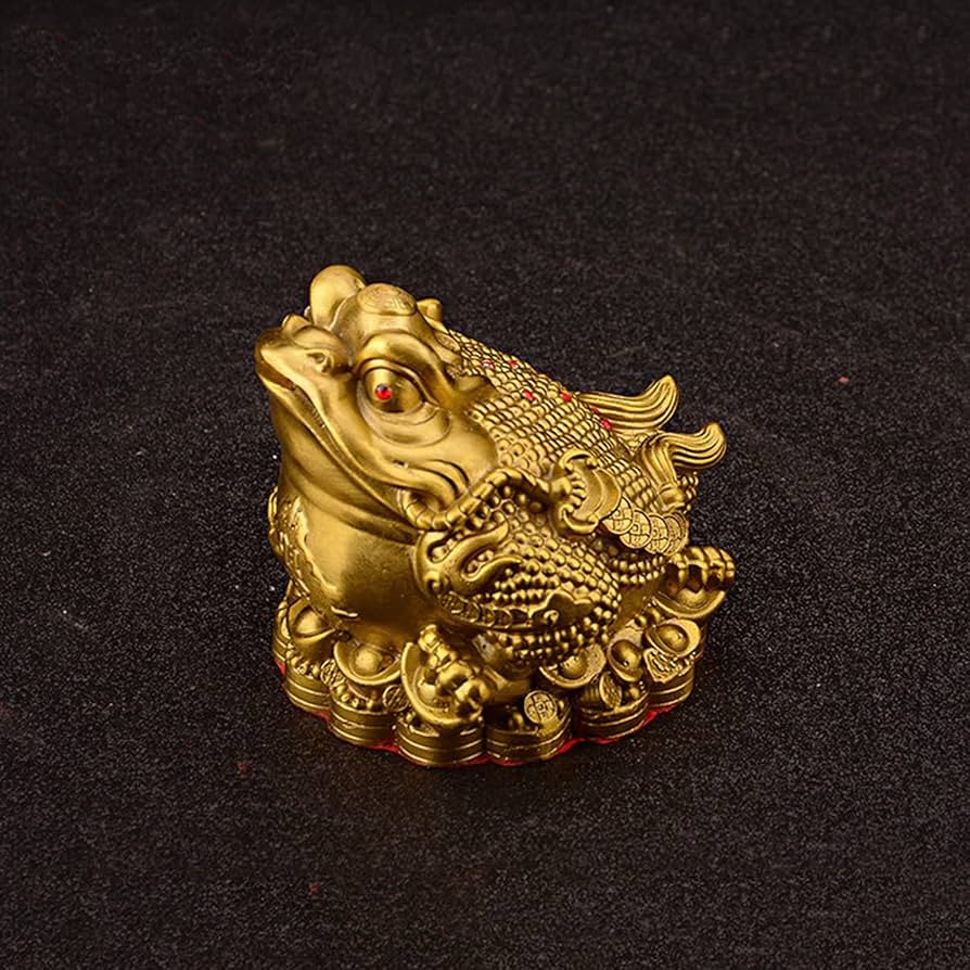 Amazon.co.jp: 三脚蛙 三本脚の蛙 三脚蟾蜍 銭蛙 カエル 銅製 北斗七星