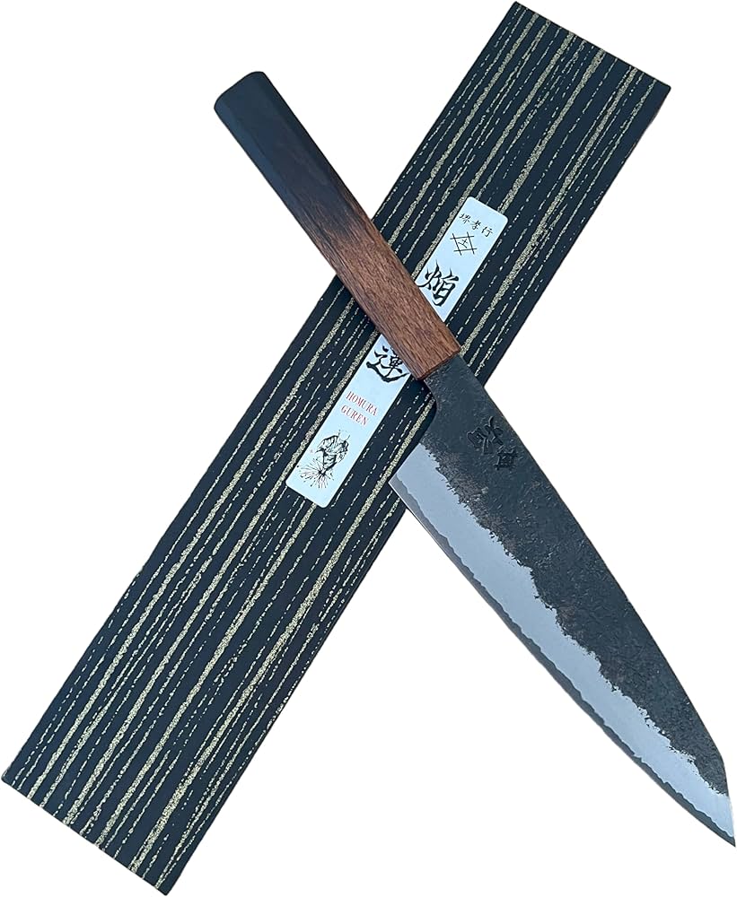 Amazon | 牛刀(225㎜) 焔 紅蓮 Homura Guren | 堺孝行(Sakai Takayuki