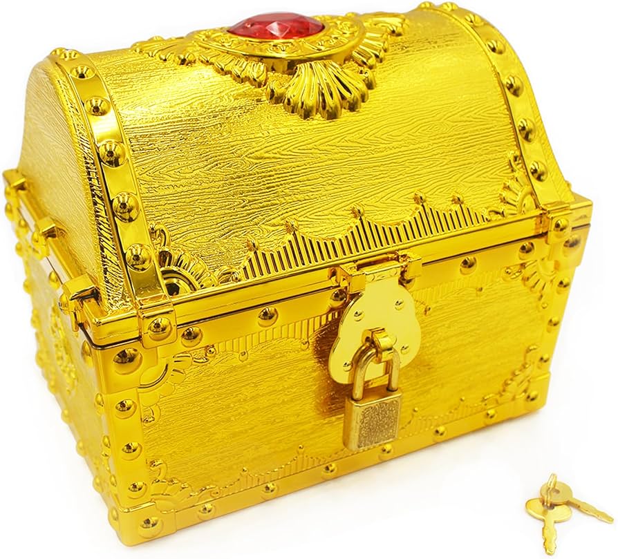 Amazon.com: Pemalin Kids Pirate Treasure Chest Large Size Storage