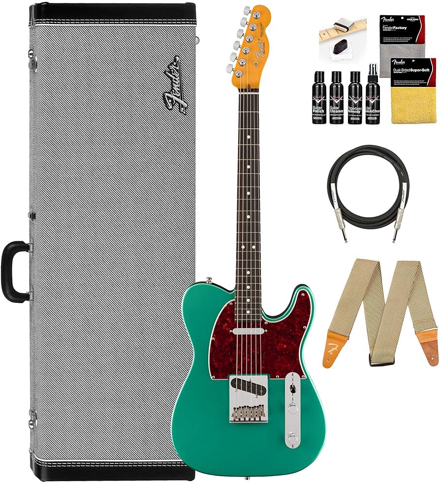 Amazon.com: Fender Susan Tedeschi Telecaster - Aged Caribbean Mist