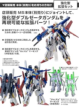 Amazon.com: BANDAI MG 1/100 Double Zeta Gundam Ver. Ka Enhanced