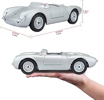 Amazon.com: Maisto 1:18 Scale Porsche 550A Spyder Diecast Vehicle