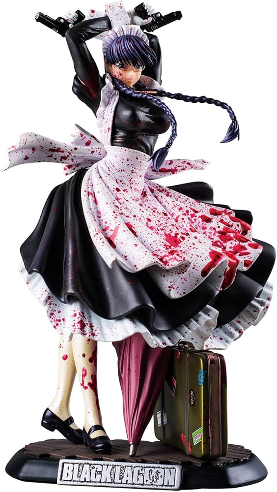 Amazon.com: NewLine Black Lagoon Roberta - Bloody ver.- 1/6 Scale