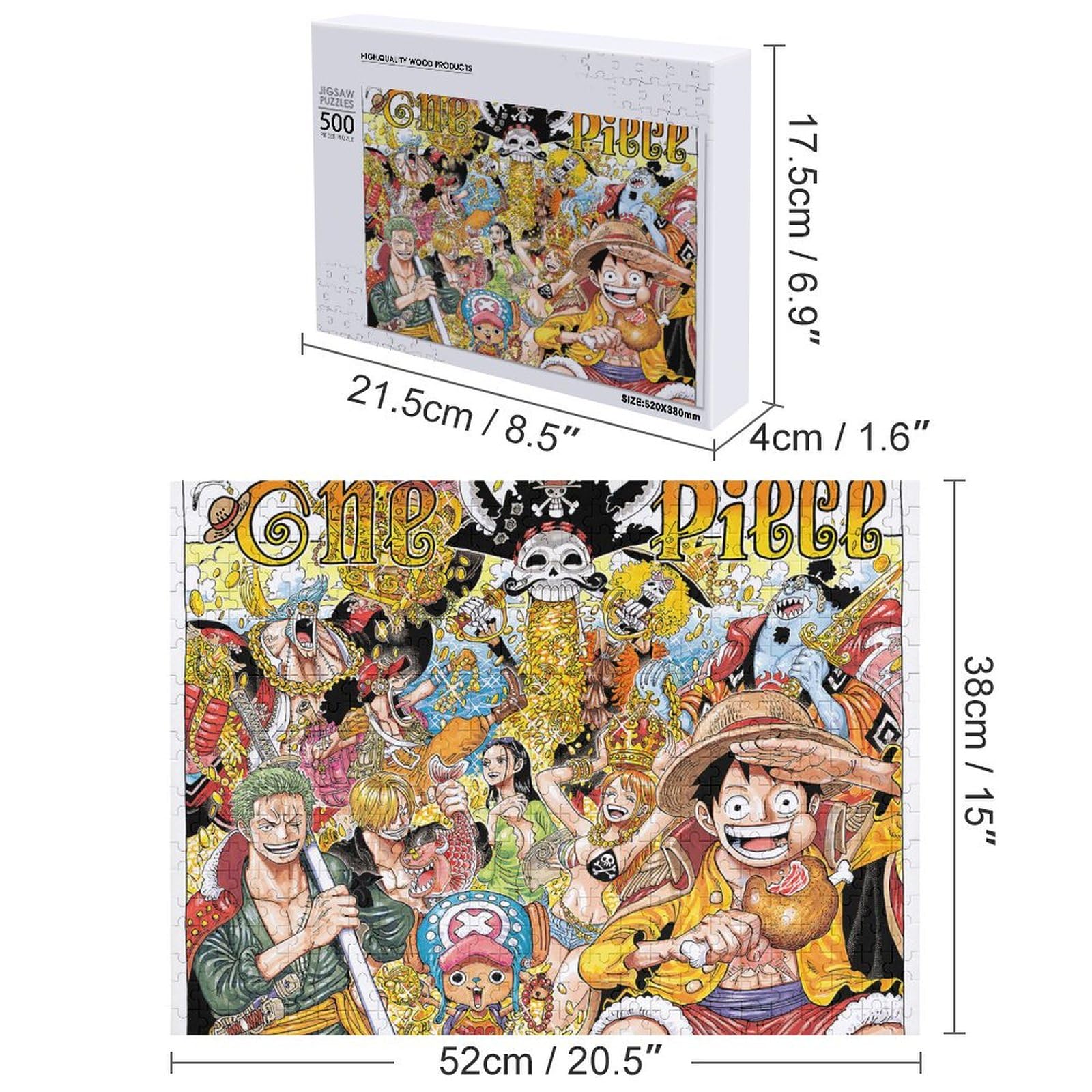 Amazon.co.jp: ワンピース/ONE PIECE 500/1000ピース 木製パズル 減圧