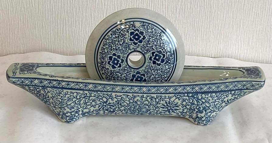 Amazon.co.jp: 陶磁器 薬研 やげん 陶器薬研 漢方薬擦り器 インテリア