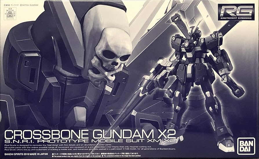 Amazon.com: Bandai 1/144 RG XM-X2 Crossbone Gundam X2 : Arts