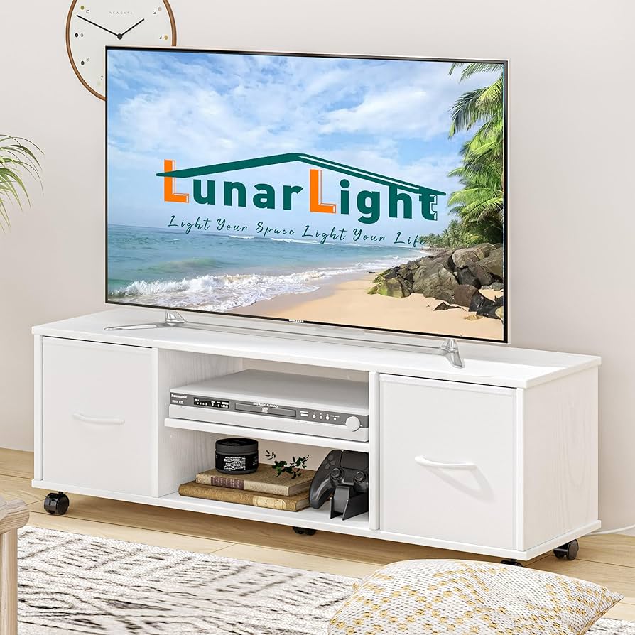 Amazon｜LunarLight テレビ台 幅109.5奥行28.6高さ36.8cm テレビボード
