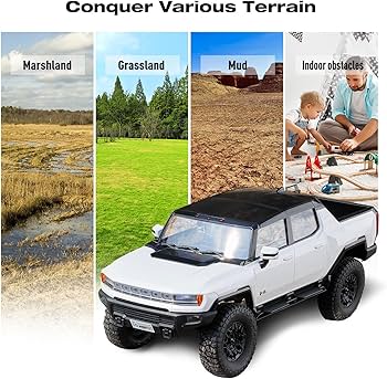Amazon.co.jp: EAZYRC FMS FCX18 1/18 GMC ハマー EV RCトラック