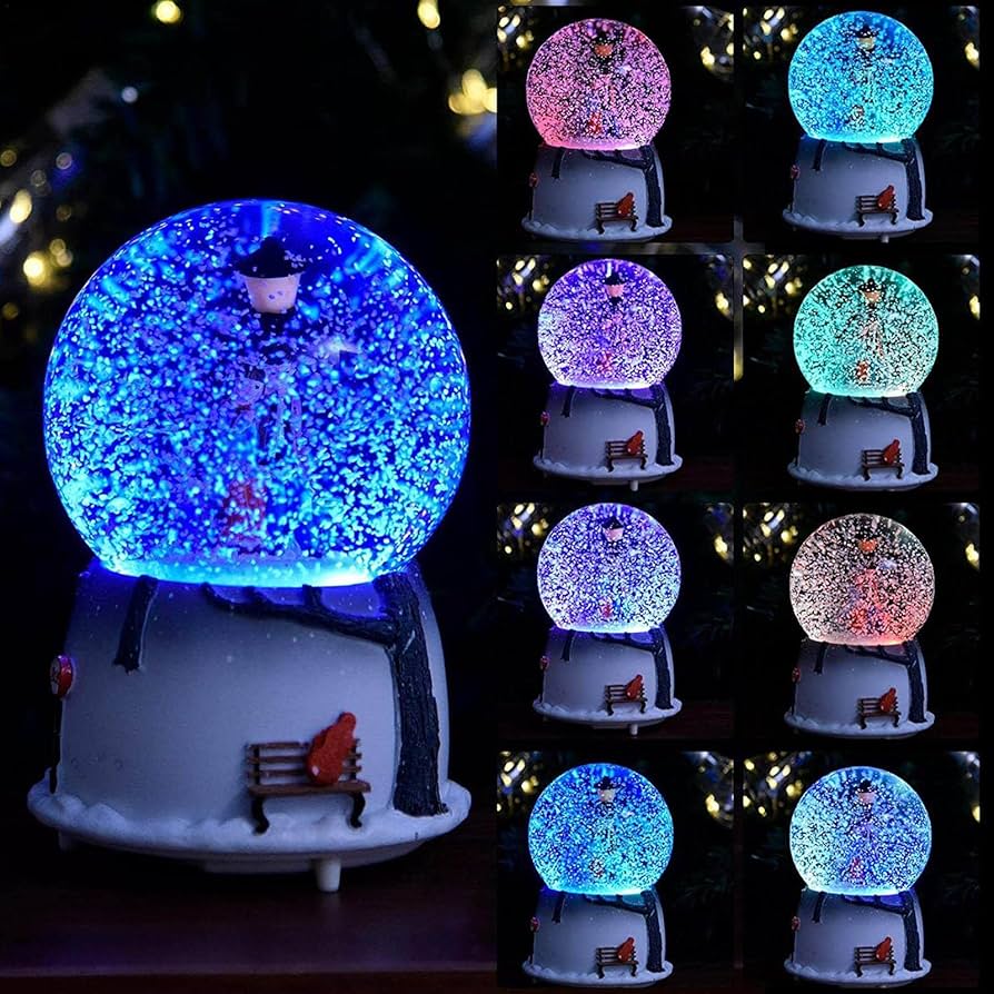 Amazon.co.jp: ミュージッククリスタルボール美しいカップルスノー