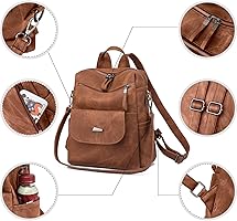 Amazon.com: Puwuzixi Backpack Purse for Women, PU Leather Back