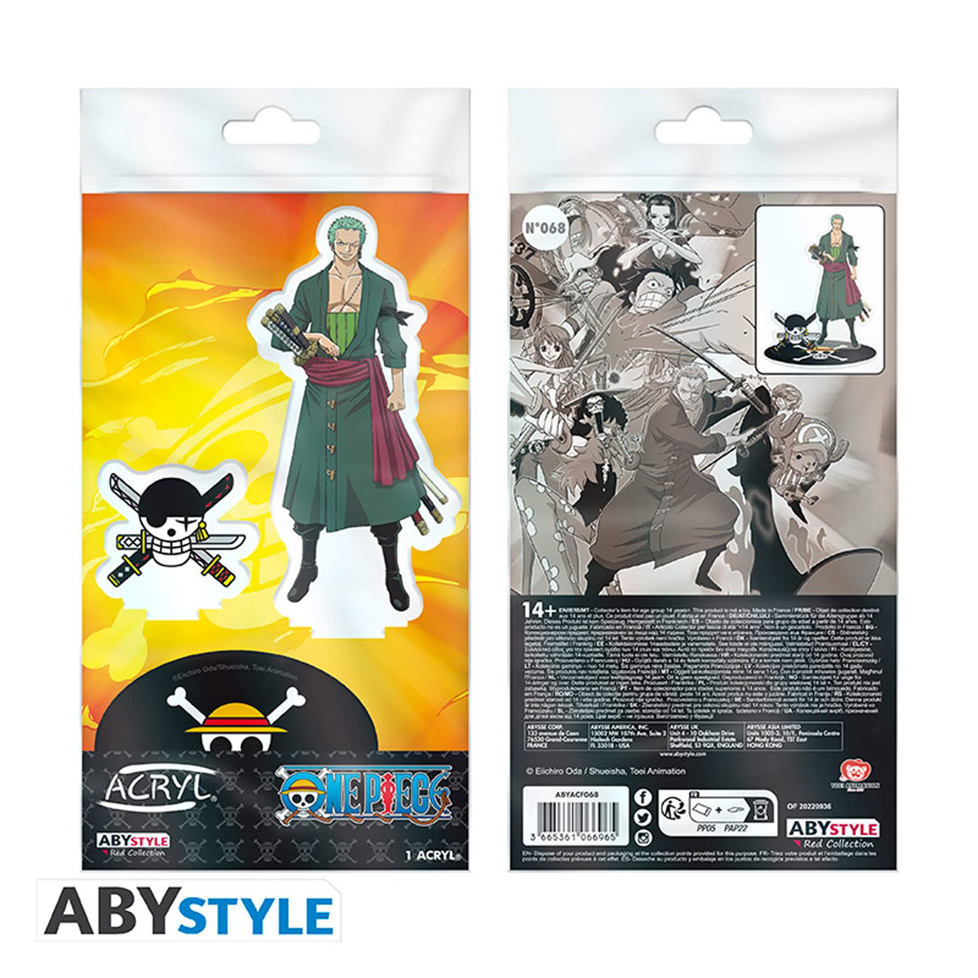 Amazon.co.jp: ABYstyle ワンピース アニメ ゾロ 4インチ アクリル