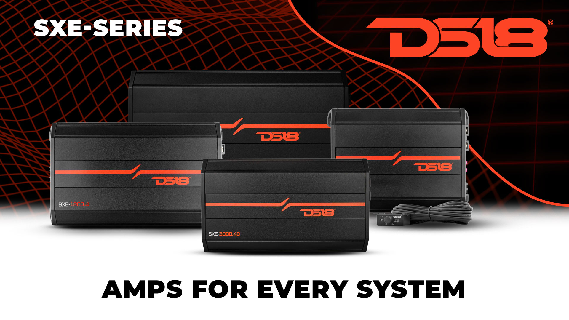 Amazon.com: DS18 SXE-2500.1D/BK Car Amplifier Class D 1-Channel