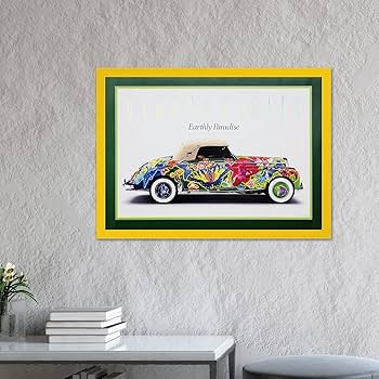 Amazon.co.jp: ヒロ・ヤマガタの絵画 額入りポスター 「EARTHLY