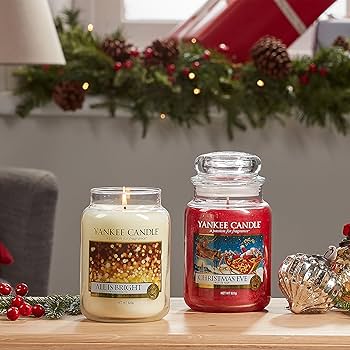 Amazon.co.jp: Yankee Candle クリスマスイブの香り付きプレミアム