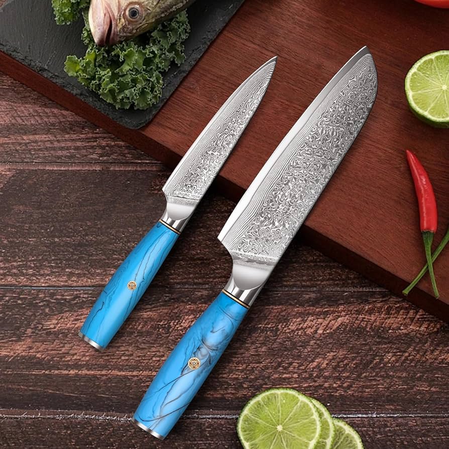 Amazon | KyushuBlade 包丁2本セット【三徳包丁+ペティナイフ】プロ用