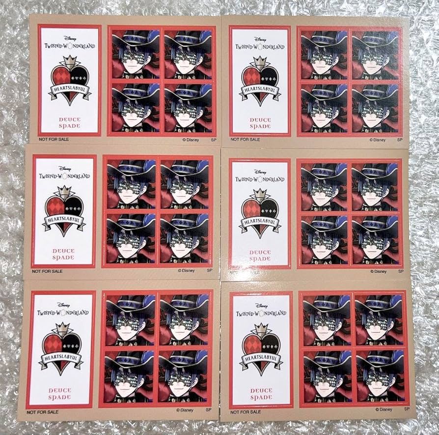 Amazon.co.jp: ツイステ アニメイト 特典 証明写真風ステッカー