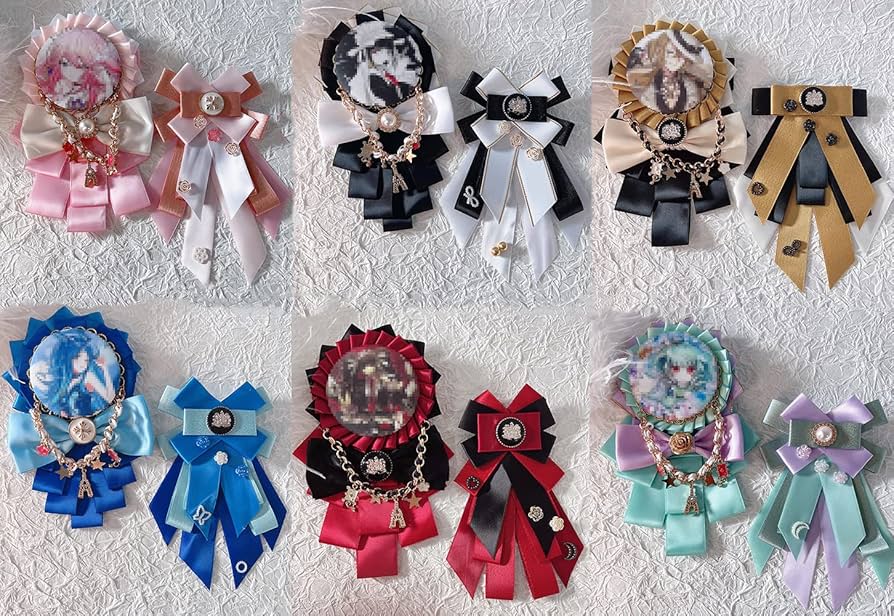 Amazon | 缶バッジ ロゼット 75mm 缶バッチロゼット カラフル パーツ