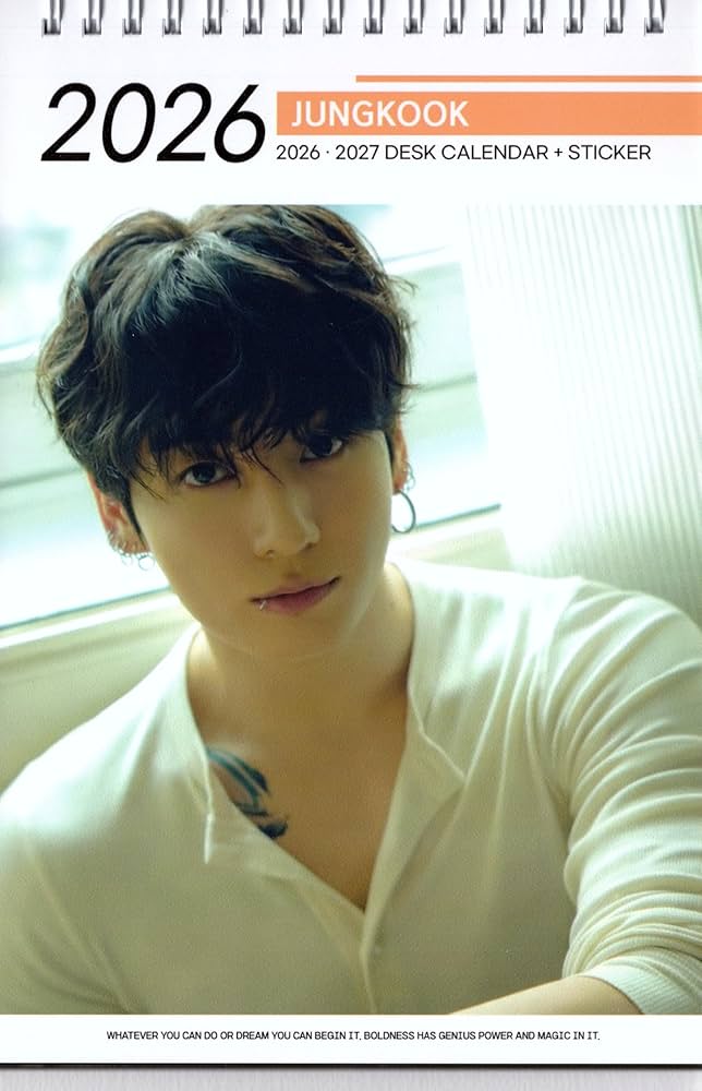 Amazon.co.jp: ジョングク グッズ 卓上 カレンダー (写真集) 2026~2027