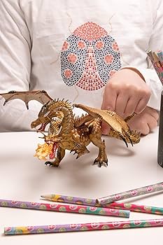 Amazon | Papo(パポ) 双頭ドラゴンgold PVC PA38938 | フィギュア