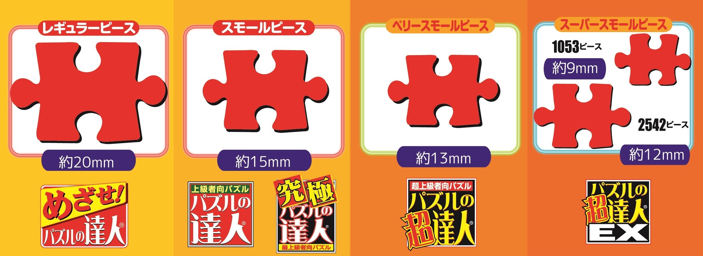 Amazon.co.jp: 2542ピース ジグソーパズル パズルの超達人EX 検定 2級